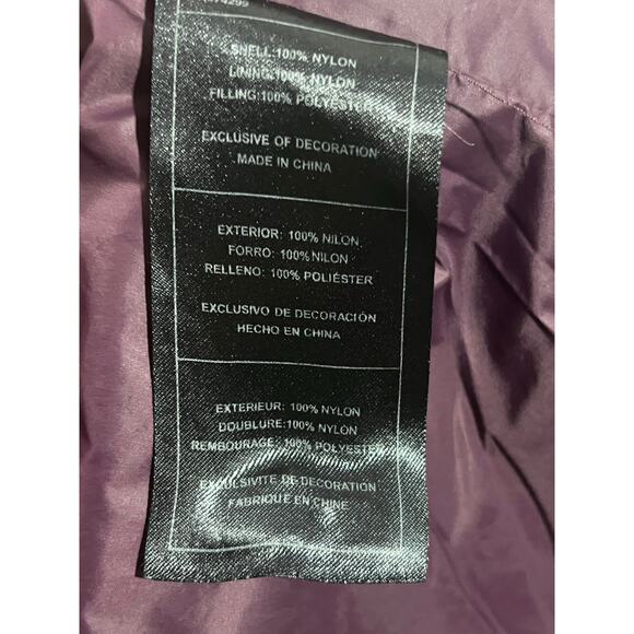 Madden NYC hooded puffer coat Sz small S, lightweight, packable, - Picture 5 of 11